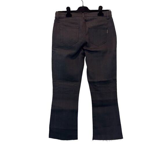 Saint Laurent Boot Cut Cropped Denim Jeans 28 - Picture 2 of 5